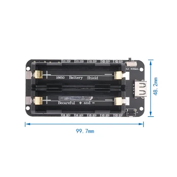ESP8266 ESP32 kettős 18650 lítium akkumulátor pajzs V8 5V 2.2A 3V 1A mobil Power Bank akkumulátor töltő modul Micro USB Arduino számára
