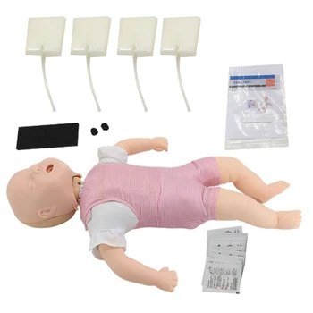 Csecsemő légúti elzáródási modell CPR gyakorlattal Baba fulladás sürgősségi képzési eszköz egészségügyi szakemberek és gondozók számára