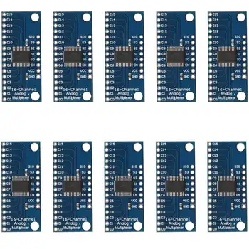 10Pcs 16CH analóg multiplexer modul 74HC4067 CD74HC4067 precíz modul Digitális multiplexer MUX Breakout Board