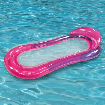 Felfújható hordozható vízi úszó függőágy ágy vízálló fúvóka lebegő összecsukható tartós medence kiegészítők Szivárgásálló szivárgás
