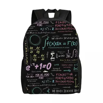 Matematikai képlet nyomtatás Hátizsák Tanuló iskolai táskák Nagy kapacitású hátizsákok tinédzsereknek Fiúk lányok könyvestáska utazási hátizsákok