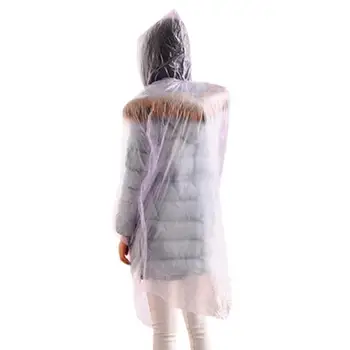 Eldobható PVC esőkabát esőruha sűrített vízálló esőponcsó kabát