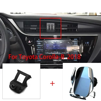 Mobiltelefon-tartó Toyota Corolla B 2018 szellőzőkonzolhoz GPS telefontartó autós kiegészítőkben