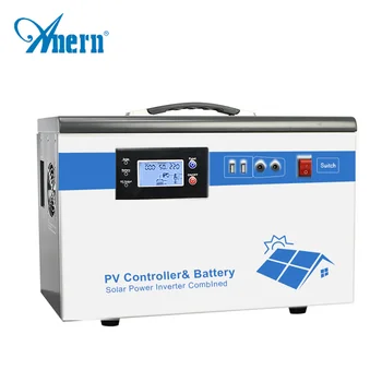 Anern 220V 1000W hordozható napelemes generátor AC kimeneti erőmű otthoni vészhelyzet 1200WH nagy kapacitású akkumulátor-ellátó generátor