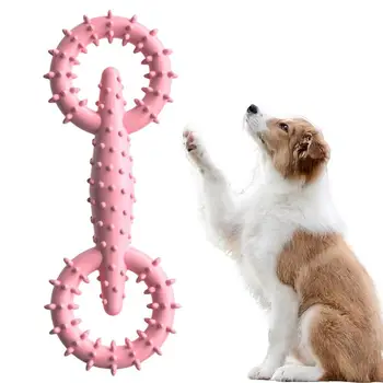 Húzógyűrűs kutya rágós játék interaktív kutyahúzó gyűrűs játék képzés Kisállat moláris játékok Ellenálló harapás fogtisztító oktatójáték kutyáknak