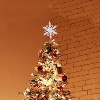 6 stílusok üreges karácsonyfa felső hópehely pentagram dekoráció DIY karácsony tavaszi party fesztivál újévi lógó díszek
