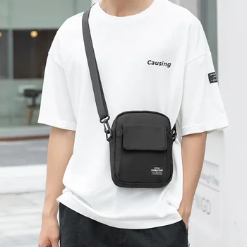 Nylon kis váll keresztirányú táska férfiaknak 2024 márka Japán mini mobiltelefon táskák férfi tasak férfi alkalmi kézitáskák Utazás Murse