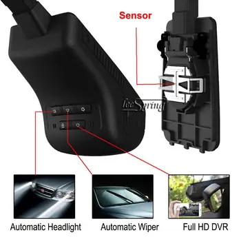 FULL HD autós DVR intelligens ablaktörlő Automatikus fényszóróérzékelő SUZUKI Ertiga Type 3 Swifthez (CAN nélkül)