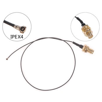 1PC IPX IPEX U.FL az RP-SMA női pigtail antennához Válaszfalra szerelhető WiFi kábel dropship
