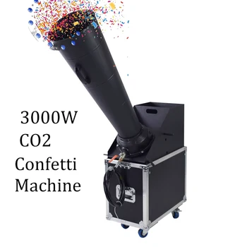 3000W Professzionális konfetti gép Elektromos indító Konfetti csövek DJ-nek Különleges esemény partik Klub esküvő koncert Halloween