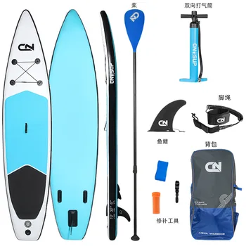 Új paddle board, paddleboard, still water board, double-layer álló szörfdeszka, paddle board, összecsukható és felfújható