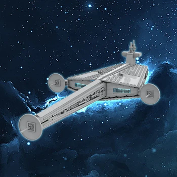 MOC Galaktikus Birodalom 1:1455 Cantwells-osztályú levezetők Építőelem Csillagközi harcosok Hadihajó modell kockák Játékok Gyerek ajándékok