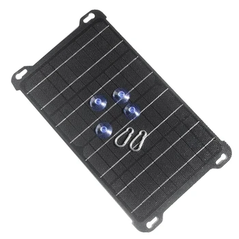 15W 5V / 18V napelem poliszilícium panelek Kültéri napelemes akkumulátor töltő műanyag mobiltelefon-töltőkhöz