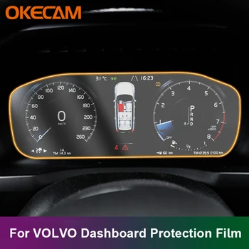 Volvo XC60 S60 XC90 S90 V90CC XC40 belső átalakításához TPU műszerfal film Központi vezérlő kijelző Védőfólia