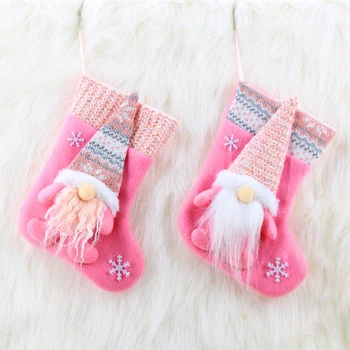 No Face baba Egyedi ajándéktáska Tágas kapacitású ajándéktáska Imádnivaló dizájn Sokoldalú karácsonyi zokni Ünnepi aranyos ünnepi dekoráció