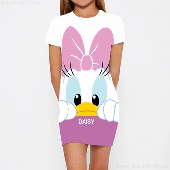 Gyerekek Donald kacsa százszorszép cosplay hercegnő jelmez lányok szűk ruha Halloween jelmez gyerekek Disney sorozat alkalmi ruha 1-10