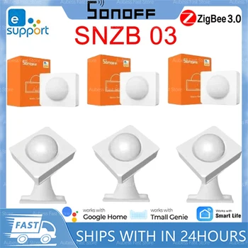 SONOFF SNZB-03 ZigBee mozgásérzékelő riasztási értesítés az E-WeLink alkalmazáson keresztül Dolgozzon a ZigBee Bridge intelligens otthoni biztonsággal