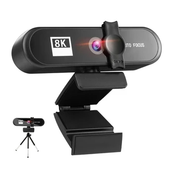 1/2/4/8K 1080P webkamera PC-hez számítógép laptop videofelvétel automatikus FOCUS objektívhez Webkamera mikrofonfedéllel N2UB