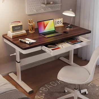 Irodai játék számítógépes asztalok Tanulmány álló fehér kiegészítő írógép Íróasztalok irodai kis Mesa Teljesíthető bútorok HY