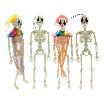 M5TF Halloween csontváz modell játék 1PC miniatűr figurák tartós függő kötéllel