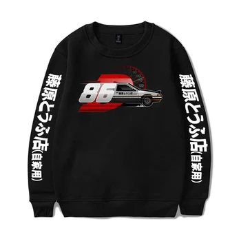 Hot Sale kapucnis pulóver Cool Racing Car 86 Anime Initial D férfi női pulóver Hip Hop kapucnis pulóver felsők Uniszex pulóver anime manga pulóver