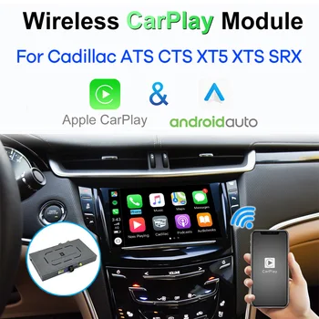 Wireless CarPlay for Cadillac ATS CTS XT5 XTS SRX 2014-2017 Android Auto Module Box Video Interface Mirror-Link