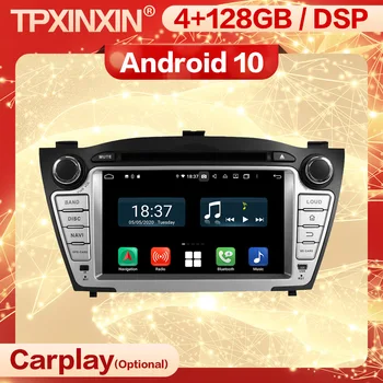 Carplay 2 Din Car Android sztereó vevő HYUNDAI IX35-höz 2009 2010 2011 2012 2013 rádiós hangrögzítő fejegység lejátszó képernyő