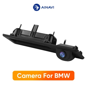 Ainavi AHD 720P hátsó kamera IP67 vízálló CVBS formátum BMW F10 F20 F30 X1 X3 X5 Android Auto autórádióhoz