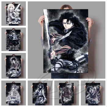 hd Nyomatok Támadás a Titán ellen Kép Anime fali grafika Eren moduláris festés Hanji Zoe poszter vászon Nappali Dekoráció