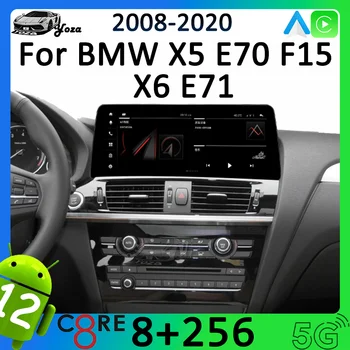 Yoza Carplay autórádió BMW X5 E70 F15 X6 E71 2008-2020 Android11 érintőképernyős multimédia lejátszó navigáció sztereó 5G WIFI