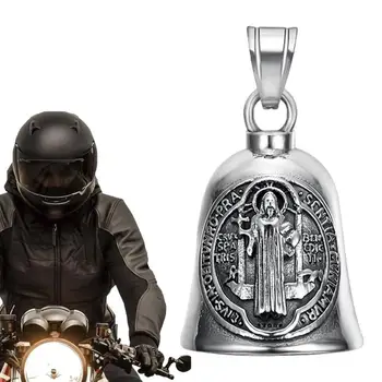 Motorkerékpárok Bell medál Titán acél motoros Stílus Eagle Rider nyaklánc Férfi és női Motorkerékpár kiegészítők