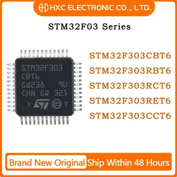 10DB STM32F303CBT6 STM32F303RBT6 STM32F303RCT6 STM32F303RET6 STM32F303CCT6 mikrokontroller IC chip