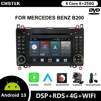 CHSTEK Autórádió Android 12 Qualcomm Mercedes Benz B200 A B osztály W169 W245 Viano W639 Sprinter W906 DVD GPS CarPlay WIFI 4G