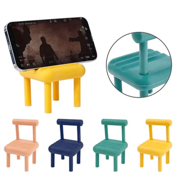  Univerzális szék telefontartó hordozható mini kreatív asztali állítható lusta telefontartó IPhone Xiaomi Tablet PC tartóhoz
