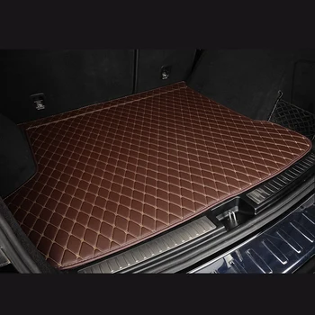Tartós egyedi bőr színes autóalap csomagtartó csomagtartó szőnyeg Audi Q4 E-Tron 2022 2023 autószőnyeg kiegészítők belső alkatrészek