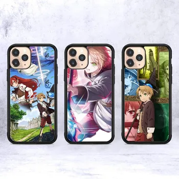 Munka nélküli reinkarnáció anime Phone Case szilikon PC + TPU tok iPhone 14 11 12 13 Pro Max 8 7 6 Plus X XR kemény alapok