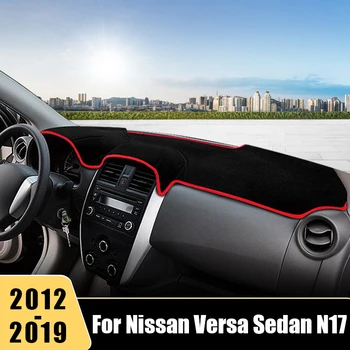 Nissan Versa Sedan N17 2012 2013 2014 2015 2016 2017 2018 2019 Autó műszerfal Kerülje a fénypárnát Műszer szőnyegek tartozékai
