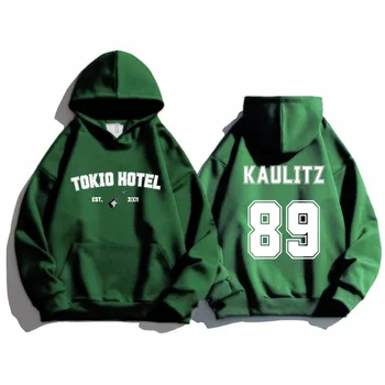Kaulitz pulóverek nyomtatása Férfi/női alkalmi divat hosszú ujjú tréningruha női pulóver kapucnis ing Túlméretezett uniszex ruházat