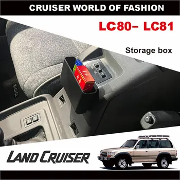 Kartámasz doboz tároló Takarítás rendrakás Land Cruiser számára Kis tárgyú tároló doboz LC80 Land Cruiser belső kiegészítők módosítása