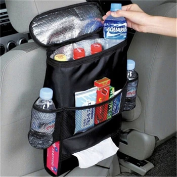 Többfunkciós autósülés Háttámla Függő táska Szervező Jégcsomag Hőszigetelő szék Hátsó tároló Függő táska Autó-stílus