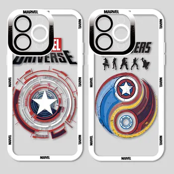 Marvel Amerika kapitány aranyos iPhone 14 13 12 mini 11 Pro Max 8 7 Plus XR XS X Angel Eyes telefontok