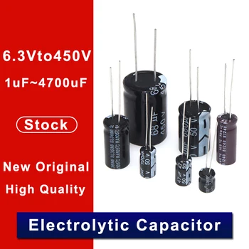 250PCS elektrolit kondenzátor 35V 220UF Méret 8 * 12MM 35 V / 220 UF alumínium kondenzátorok