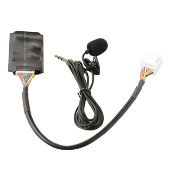 Toyota RAV4 Bluetooth AUX adapterhez Kihangosító lemezdoboz kábelköteg mikrofonnal Bluetooth csatlakozómodul