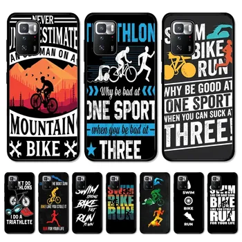 Triatlon úszó kerékpár futás telefontok Redmi Note 4 X 5 A 6 7 8 Pro T 9 Pro 9S 10 Pro 11 Pro 11S 11Epro PocoM3pro