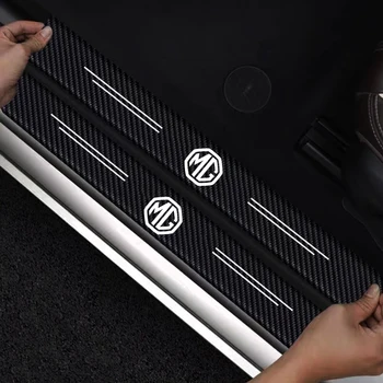 Automatikus ajtóküszöb szénszálas autós matricavédő Szalag csomagtérajtó vízálló fólia MG HS ZS MG5 MG6 TF GT6 tartozékokhoz