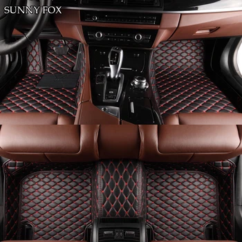 Autószőnyegek Hyundai ix25 Elantra SantaFe szonáta Solaris Tucson autós formázó bőr csúszásgátló szőnyegbélések