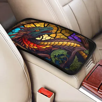 cool dragon autó kartámasz huzat Auto középkonzol pad puha autó kartámasz párna kapaszkodó doboz univerzális dekorációs párna