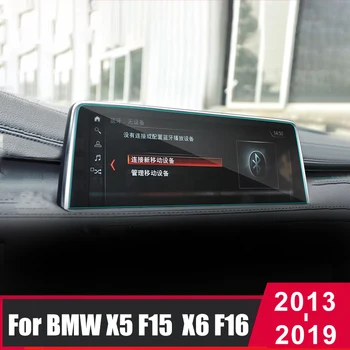 BMW X5 X6 f15 f16 2013-2019 edzett üveghez Autó navigáció képernyővédő fólia érintőképernyős képernyő képernyő alakú matrica
