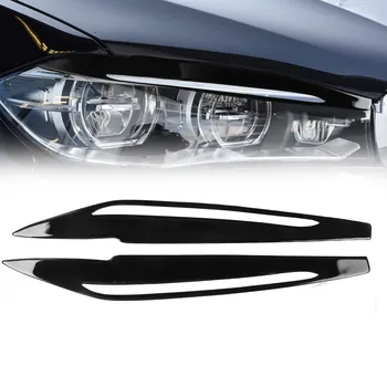 BMW X5 F15 2014-2018 szénszálas fényszórókhoz Szemöldök dekorációs matricák Kárpitburkolat Autó stílus kiegészítők