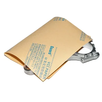 Gőzfázisú gátló VCI csomagolópapír, rozsdagátló és nedvességgátló csomagolópapír Táska fém védőpapírtekercsekhez
